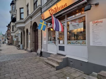 Mindre thai restaurang i Landskrona, bra läge och låg hyra.